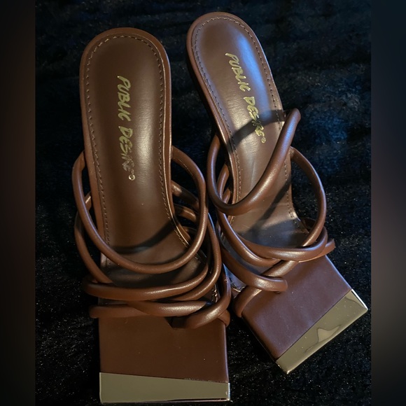 Public Desire Brown heels - Picture 4 of 6